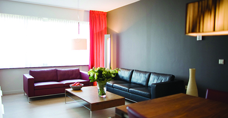 Aparthotel Living room Mondriaan Amsterdam-Buitenveldert apartment type